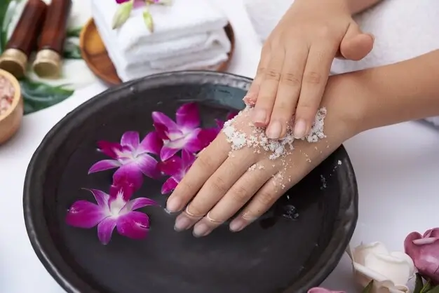 Spa Manicure Service at The Icon Studio