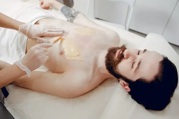 Men's Chest Waxing Service at The Icon Studio